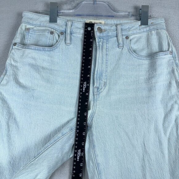 Madewell Jeans Women's Size 30 The Curvy Perfect Vintage Blue Light Wash - Picture 8 of 11